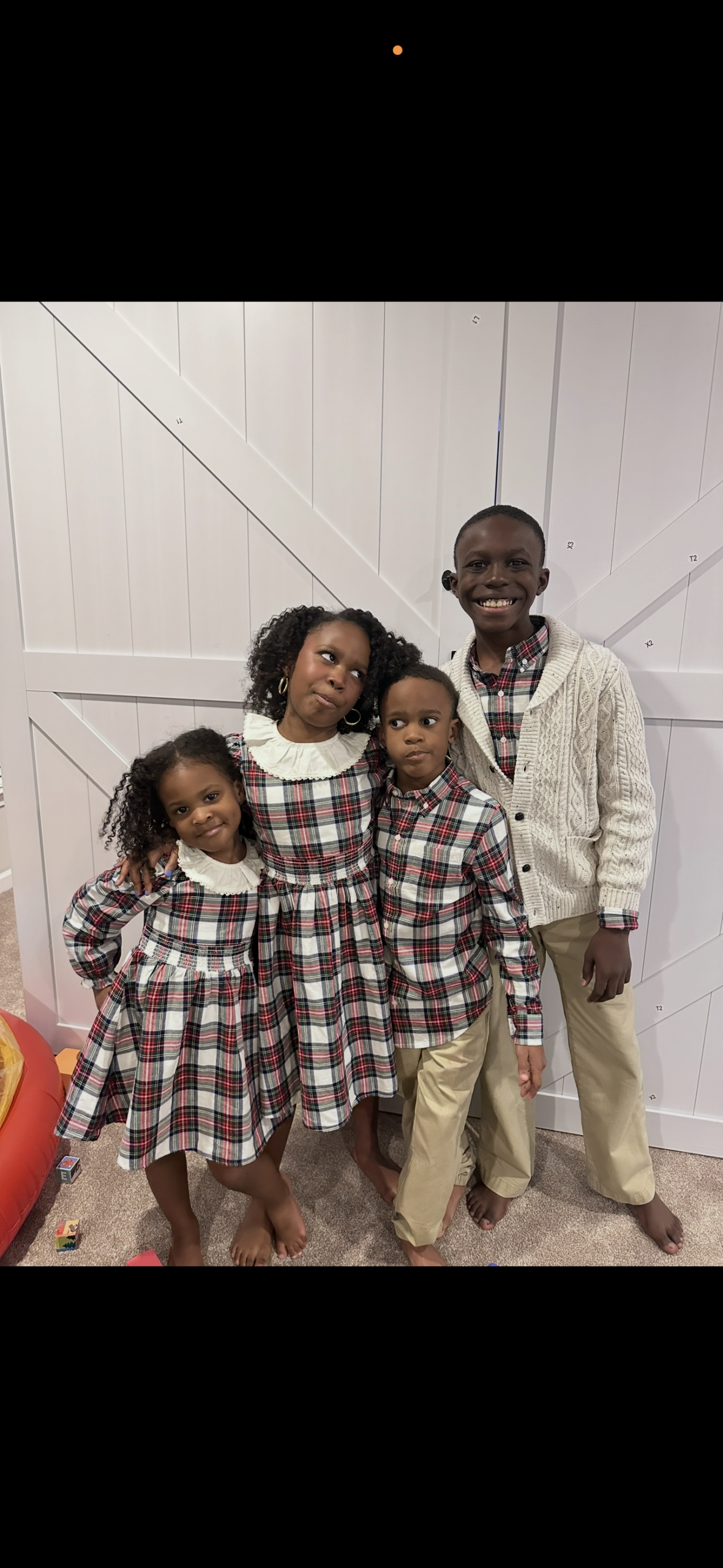 Brittany Kelly with her four children during a family outing